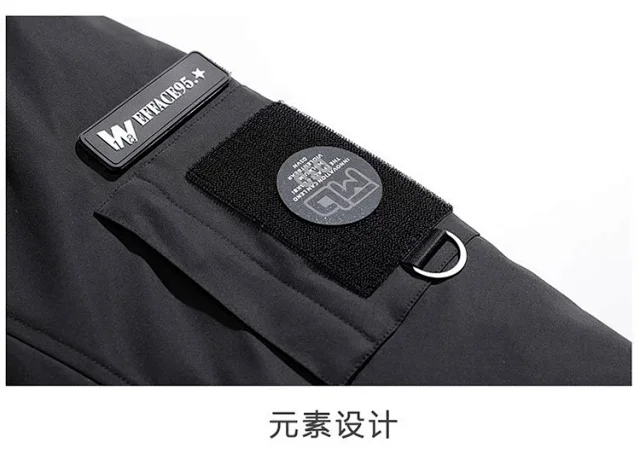Winter New Fleece Parka Jacket Detail
