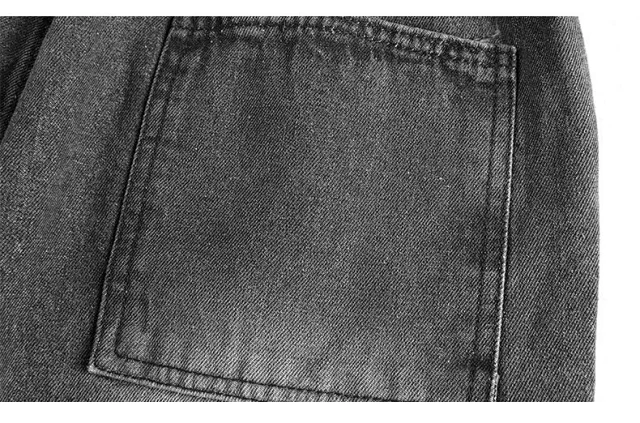 Men's Denim Shorts 2025 High Street Yellow Detail