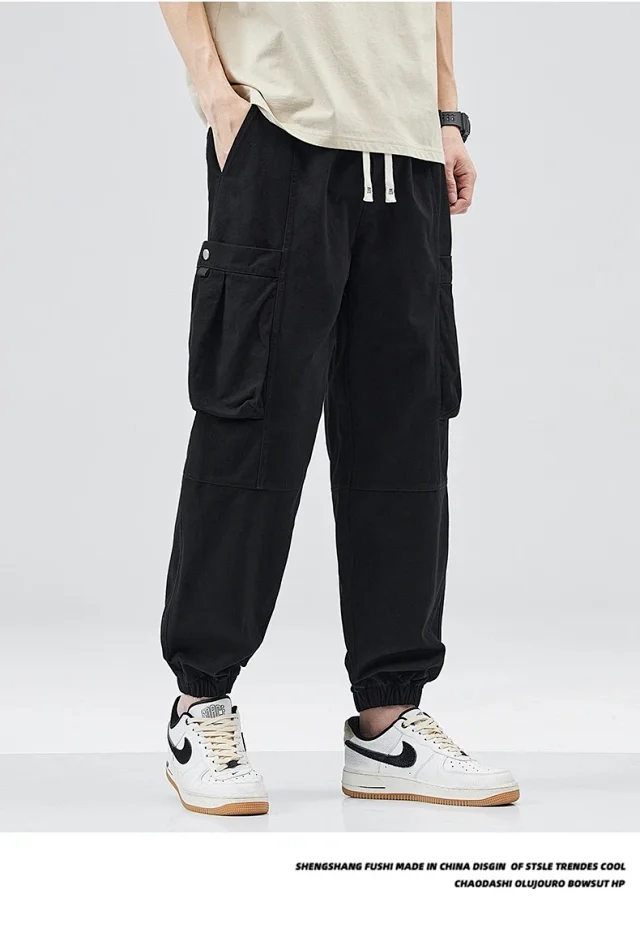 Men's Vintage Utility Cargo Pants Detail