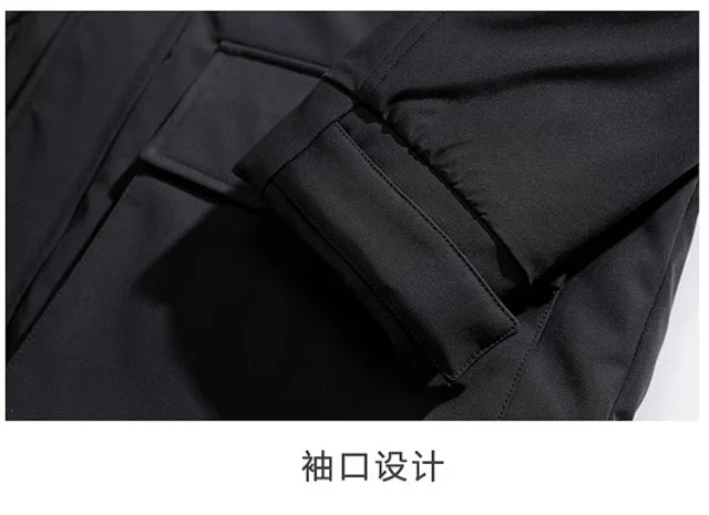 Winter New Fleece Parka Jacket Detail
