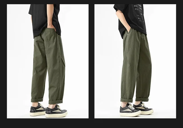 Japanese Men's Work Pants Detail