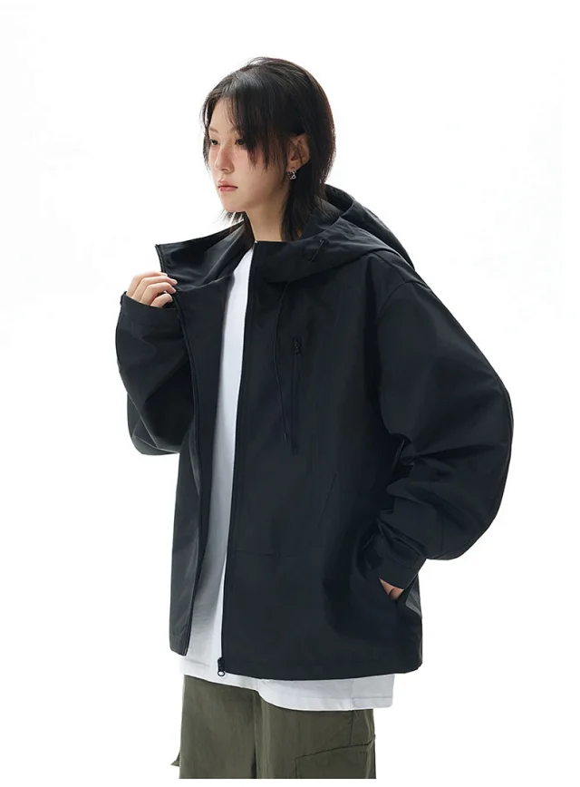 Autumn Outdoor Windproof Jacket for Couples Detail