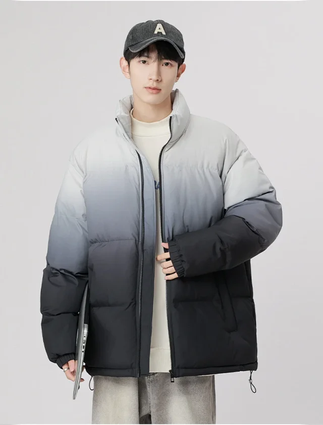 2025 Winter Men's Gradient Puffer Coat Detail