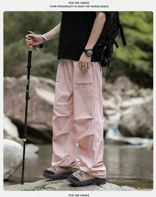 Mountain-style Cargo Pants Detail