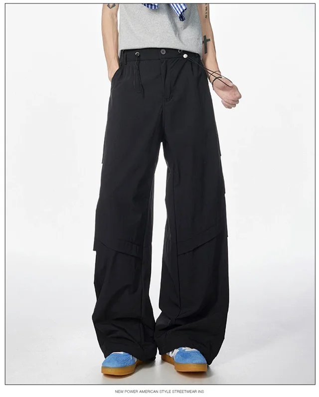 2025 Summer Men's Parachute Pants Detail