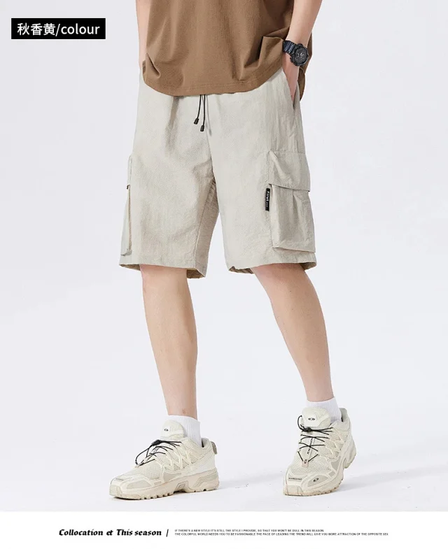 Men's 2025 Summer Ice Silk Pants Detail