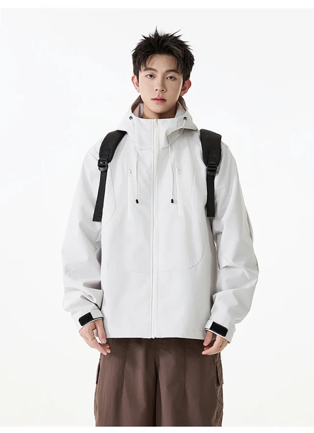 Autumn Outdoor Windproof Jacket for Couples Detail