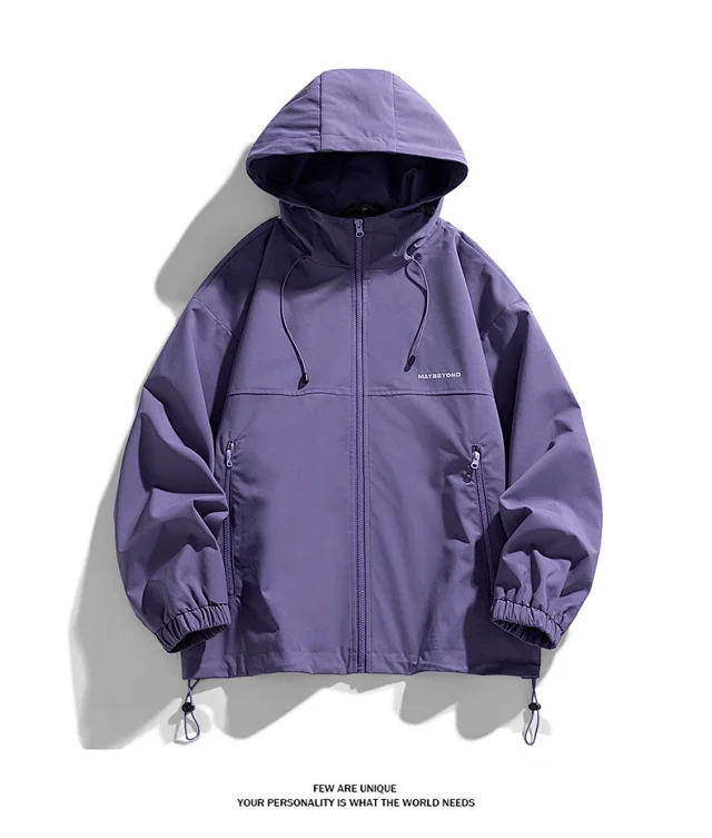 Men's Spring/Fall Windproof Red    Outdoor Functional Couple Jacket Detail