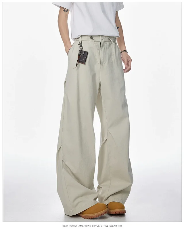 New American Pleated Saber Pants Detail