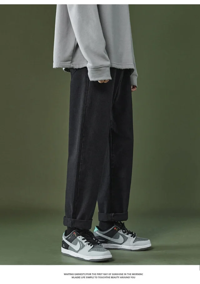 Men's Retro Straight Jeans (Unisex) Detail