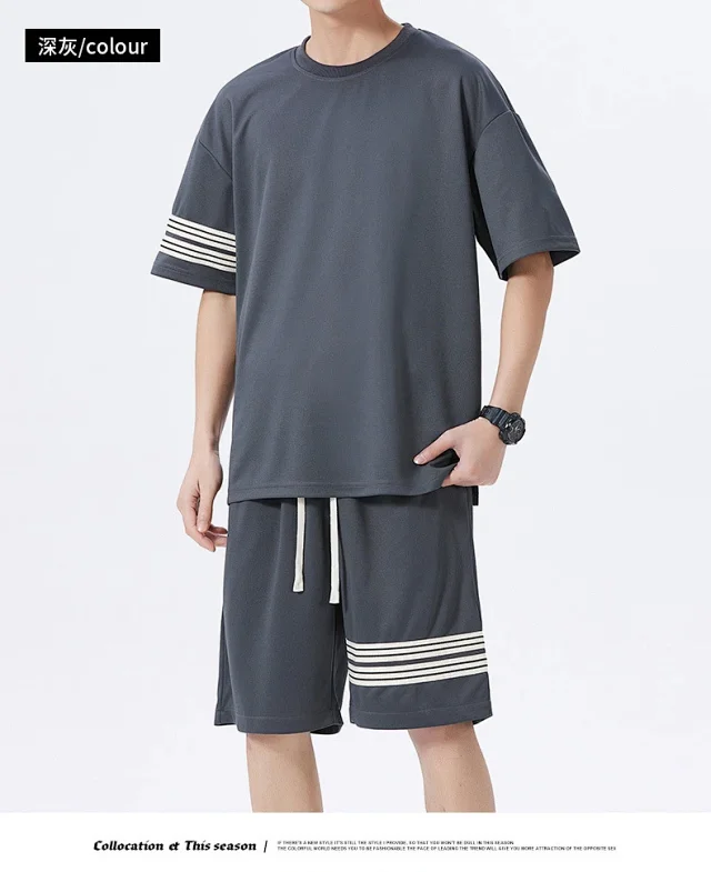 2025 Summer Men's Sporty 2 - Piece Set Detail