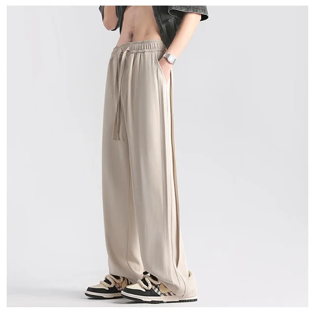 NASA Men's Summer Ice Silk Trousers Detail