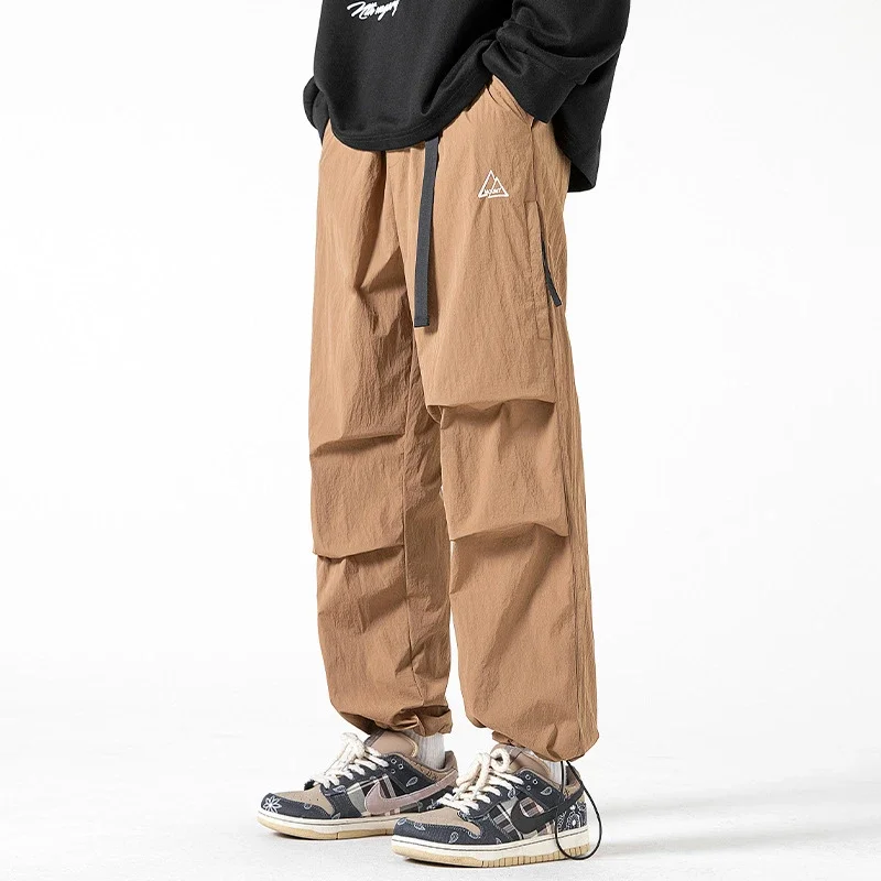 Autumn Men's Parachute Cargo Pants