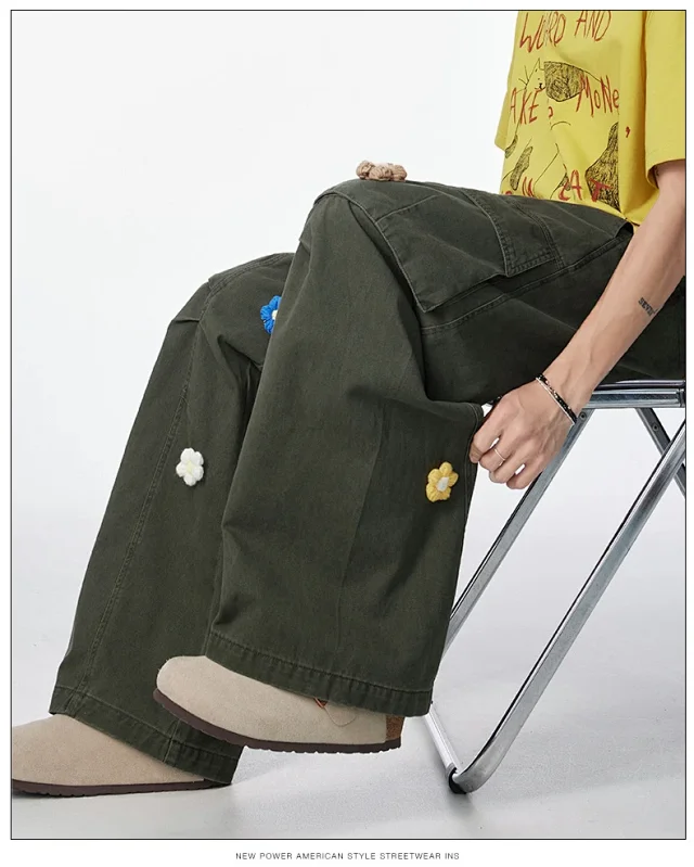 Vintage Multi - Pocket Straight Work Pants Detail