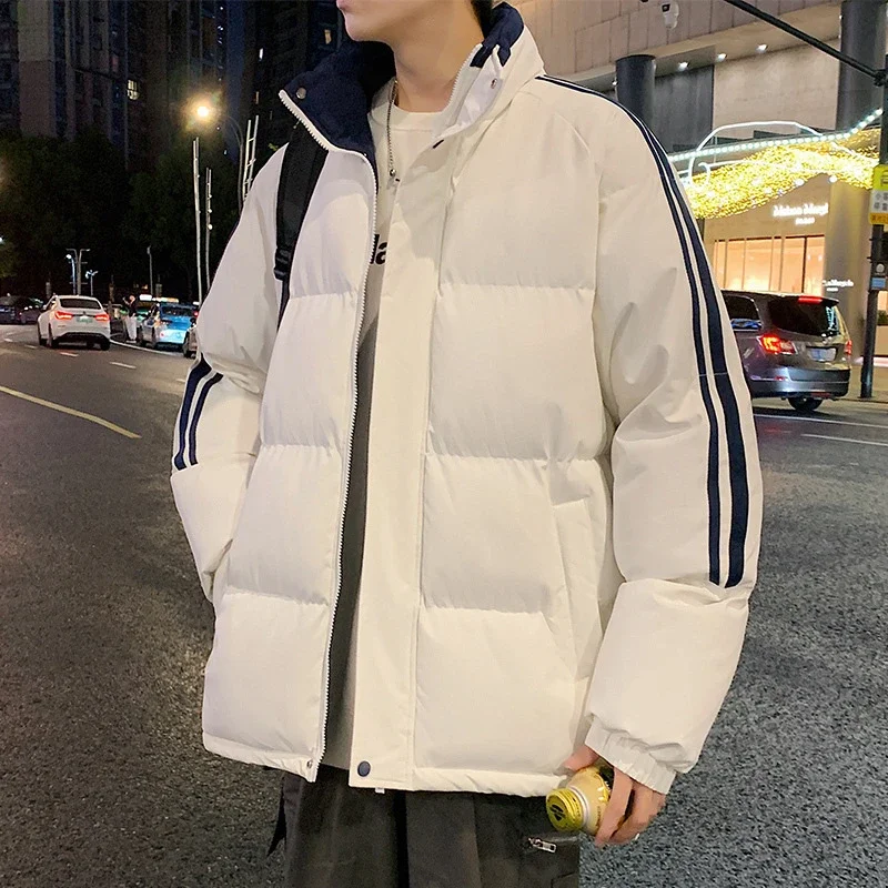Unisex Three-Stripe Winter Puffer