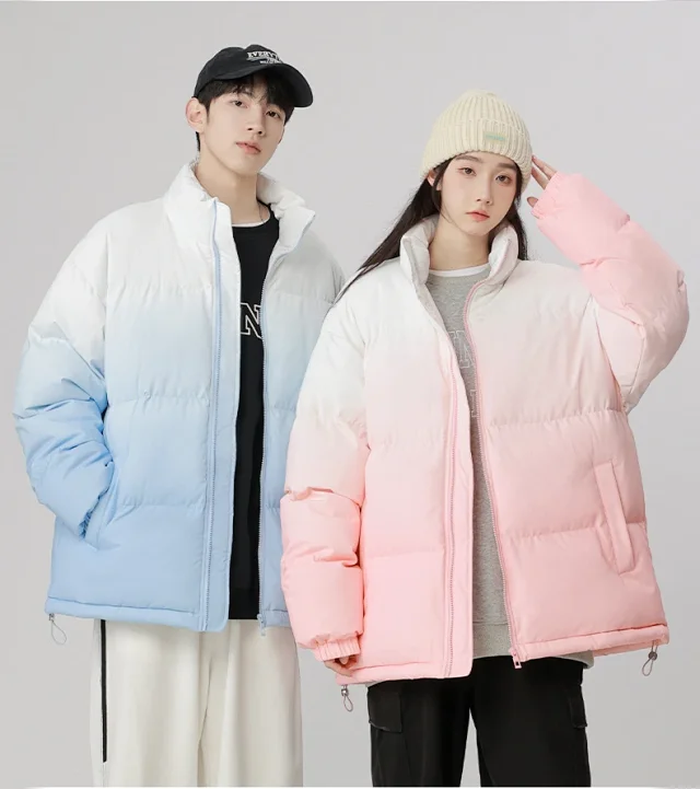 2025 Winter Men's Gradient Puffer Coat Detail