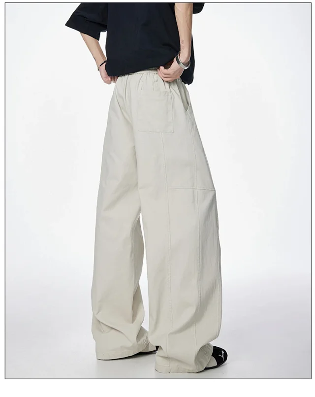 New Japanese Cotton Retro Trousers Detail