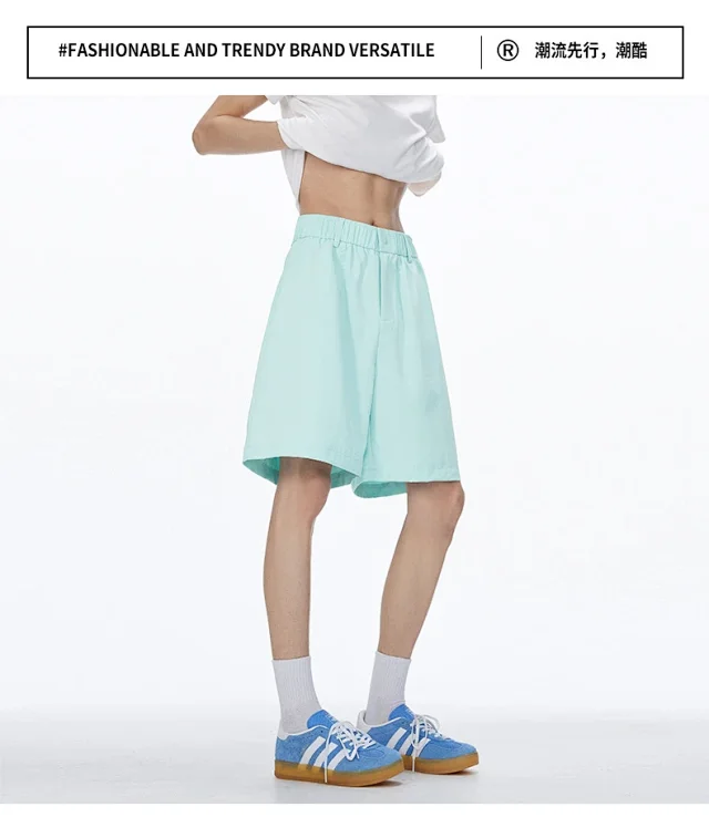 Men's Summer Sporty Loose Beach Shorts Detail