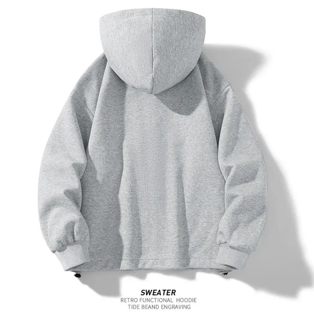 Japanese Retro Loose Sweatshirt Detail