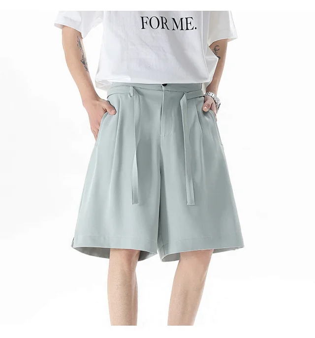 Men's Summer New Solid Color Five-point Shorts Detail