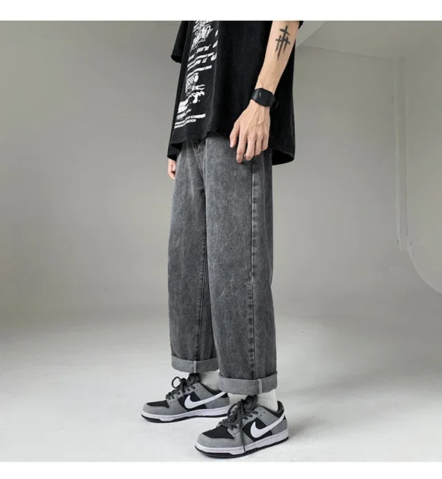 Hong Kong Style 2025 Spring New Jeans Detail