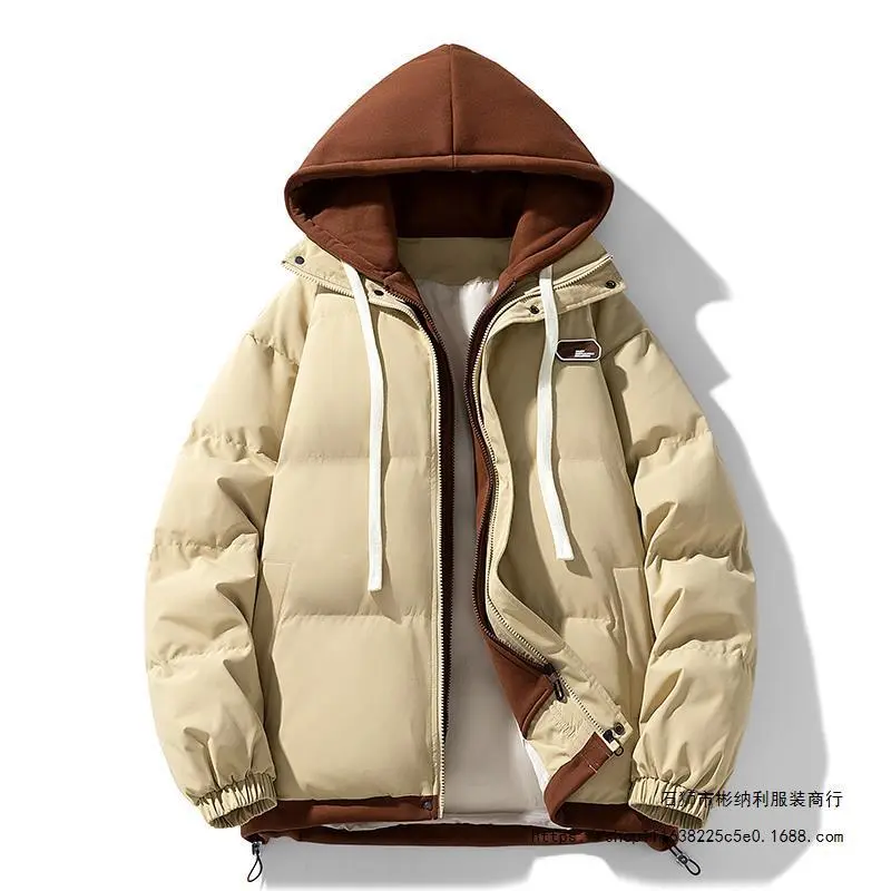 2025 FW Ins Hot Men's Puffer Jacket (Fake 2-in-1 Couple Style)