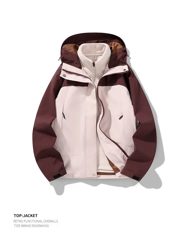 Outdoor Waterproof Hooded Jackets Detail