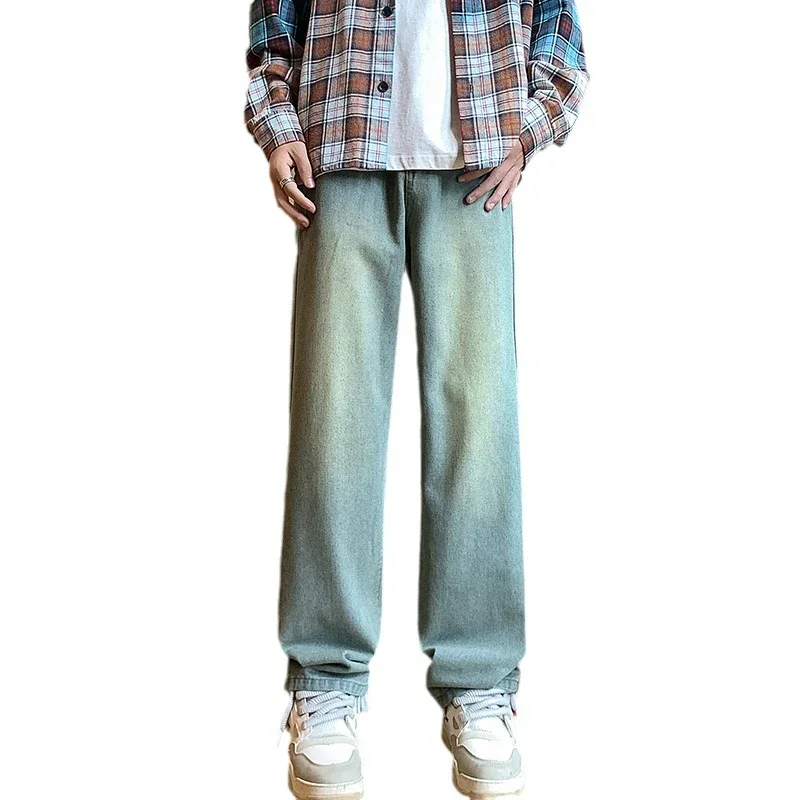 S Retro Couple Straight Jeans