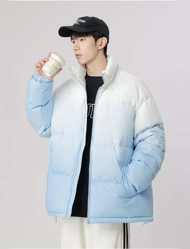 2025 Winter Men's Gradient Puffer Coat Detail