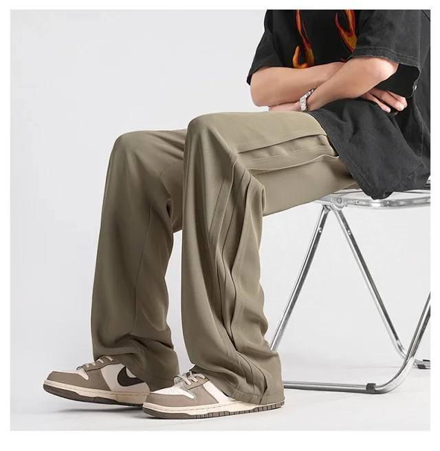 NASA Men's Summer Ice Silk Trousers Detail