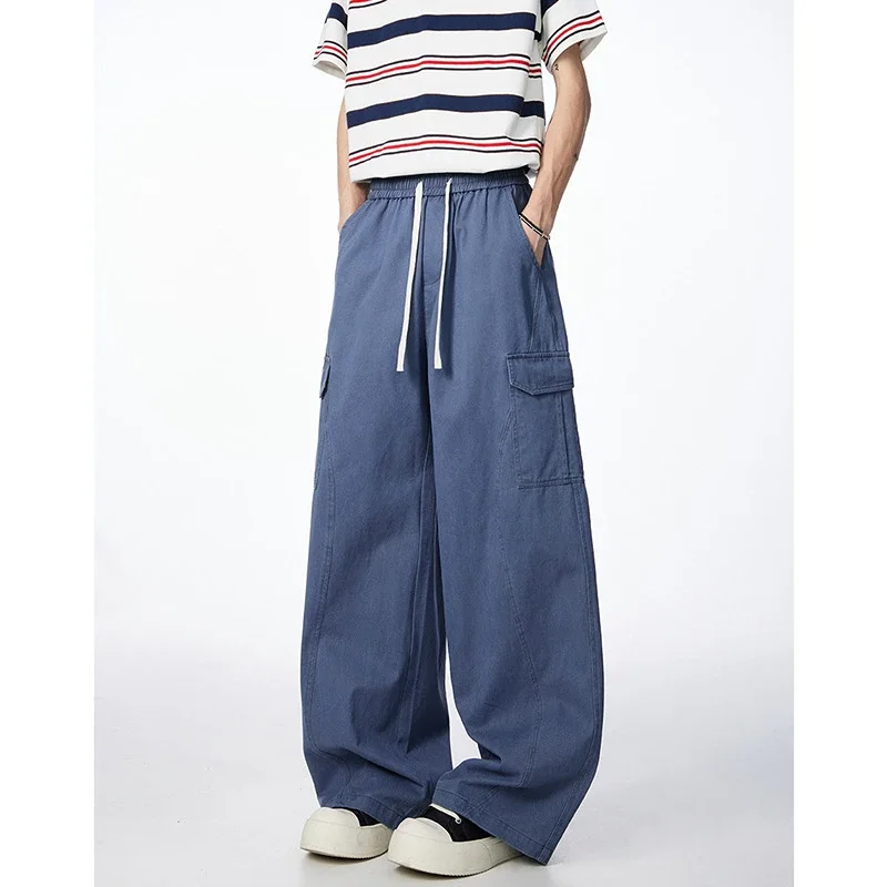 Designer Workwear Unisex New American Sporty Casual Wide-Leg Pants