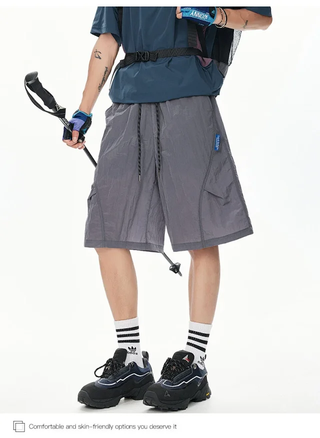 Men's Summer New Mountain Outdoor Work Shorts Detail