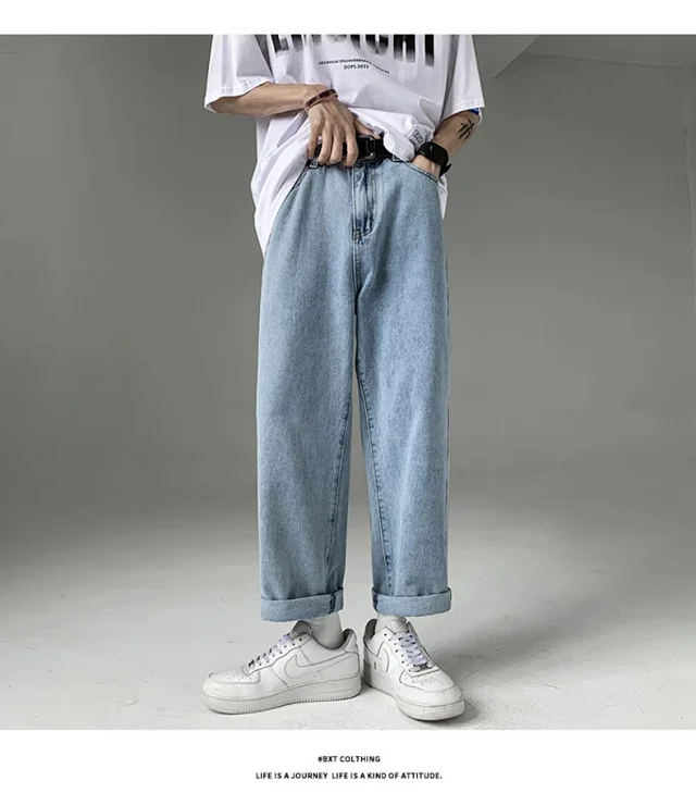 Hong Kong Style 2025 Spring New Jeans Detail