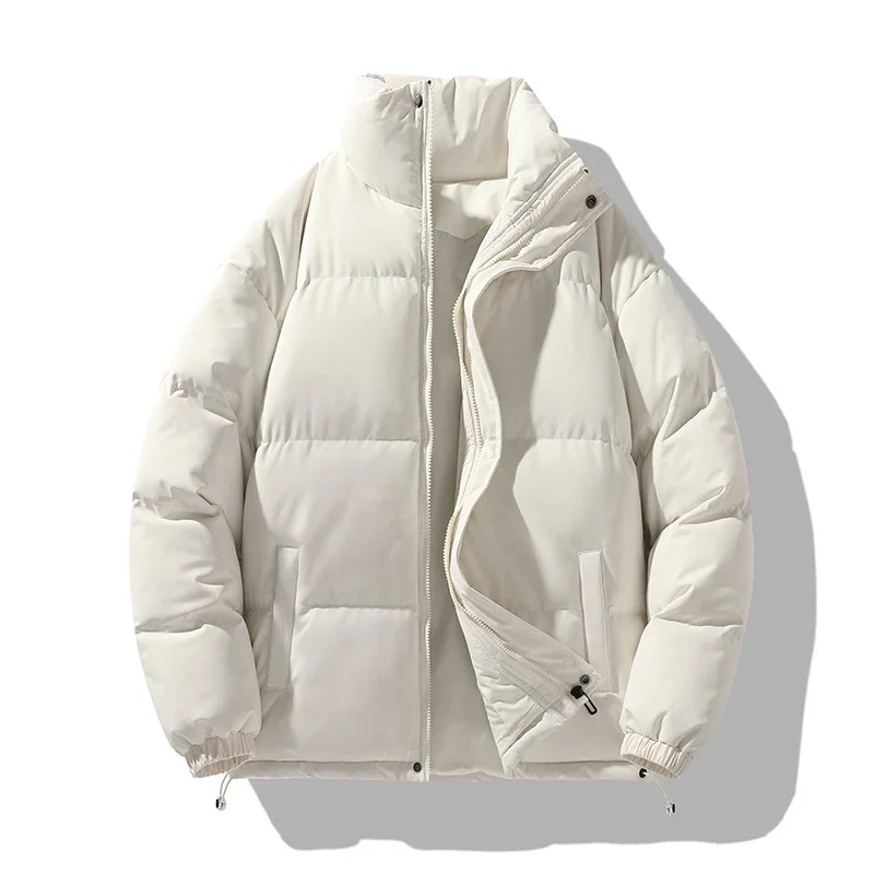 Winter New Collar Cotton Padded Jacket Couple Bread Coat
