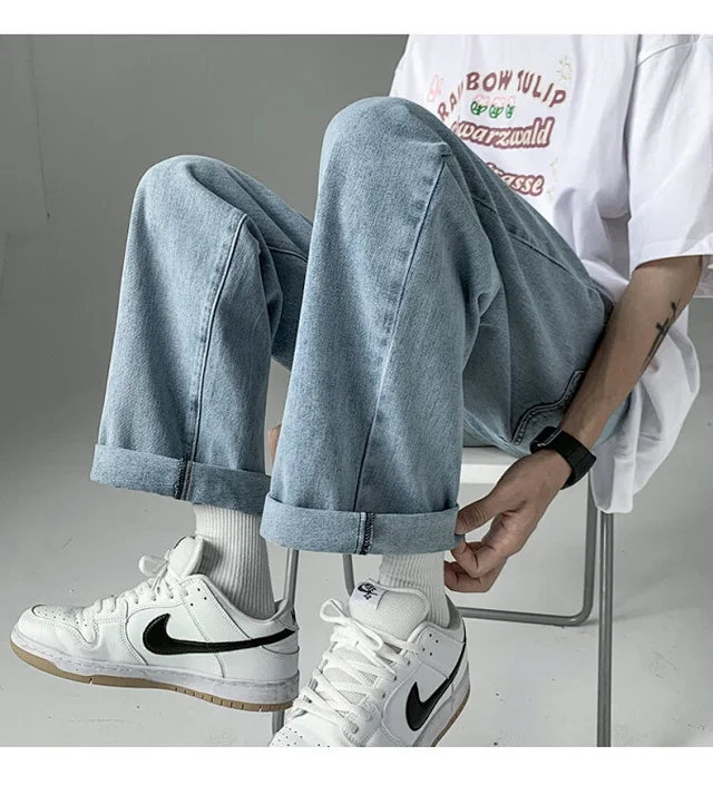 Hong Kong Style 2025 Spring New Jeans Detail