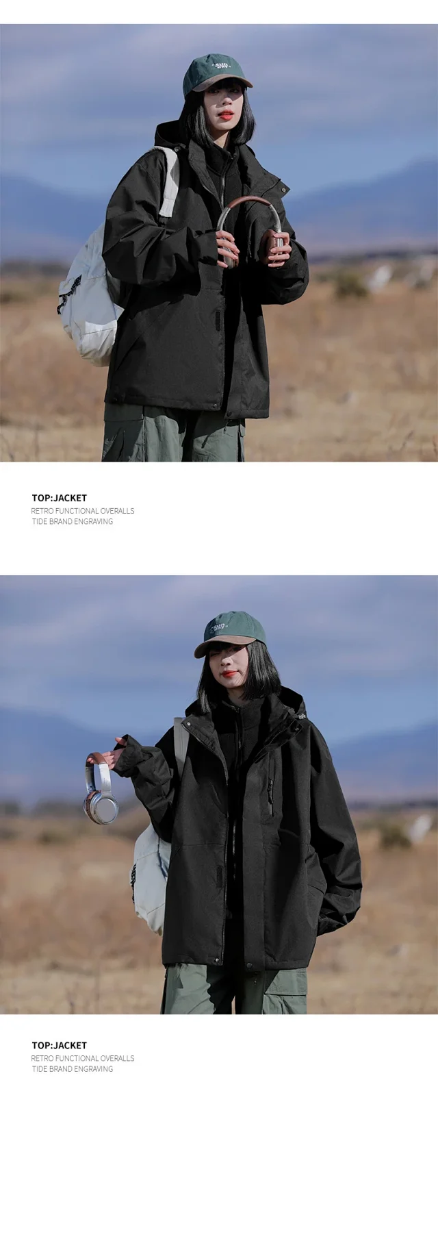 Unisex Mountain Windbreaker for Outdoor Detail