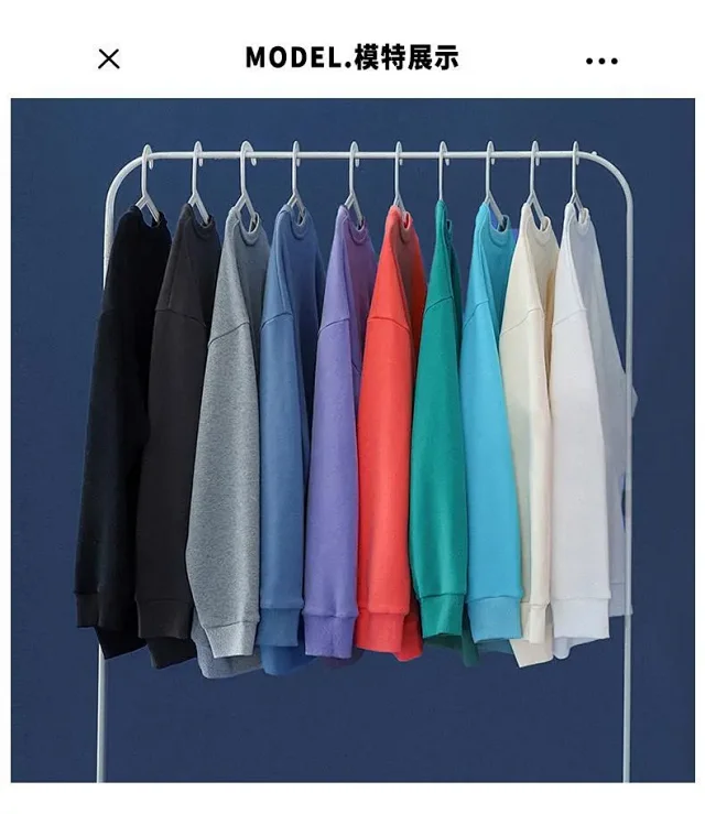 Unisex Fleece Oversized Sweatshirt Wholesale Detail