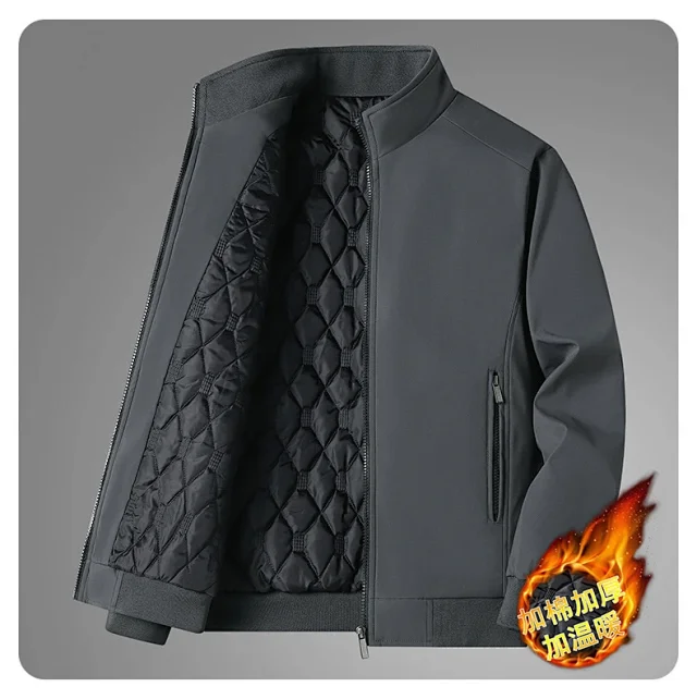 Men's Winter Padded Jacket Detail