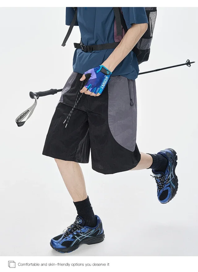 2025 Summer Loose 5-Pocket Cargo Shorts for Men Detail