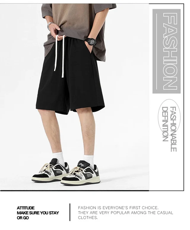 2025 Summer Solid-color Sport Shorts Detail