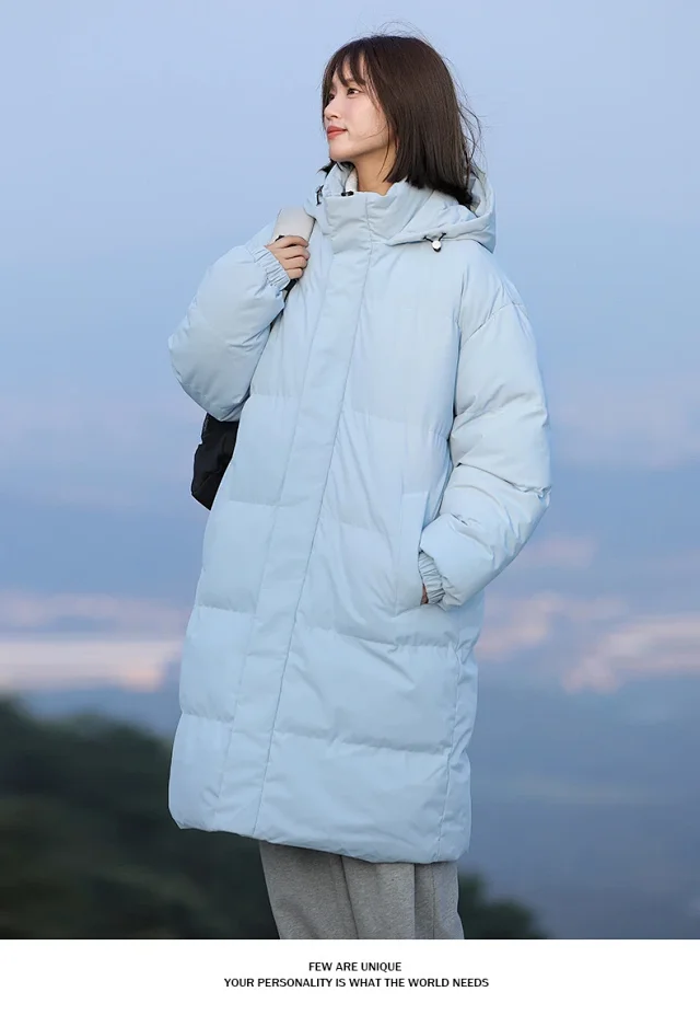 Men's Thick Warm Hooded Cotton Padded Coat Detail