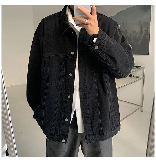 Retro Denim Jackets BF Style Detail