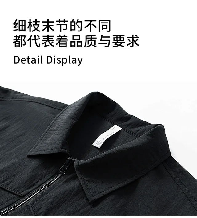 NASA Men's Ice Silk Short Sleeve Shirt Detail