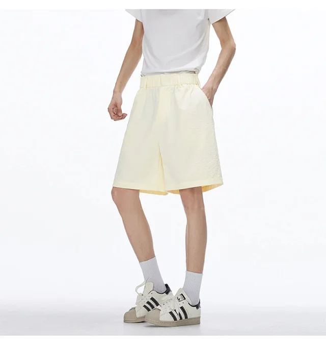 Men's Summer Sporty Loose Beach Shorts Detail