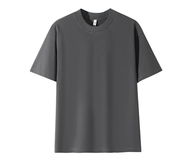 260g Summer Double Yarn Japanese Cotton Unisex Tee Detail