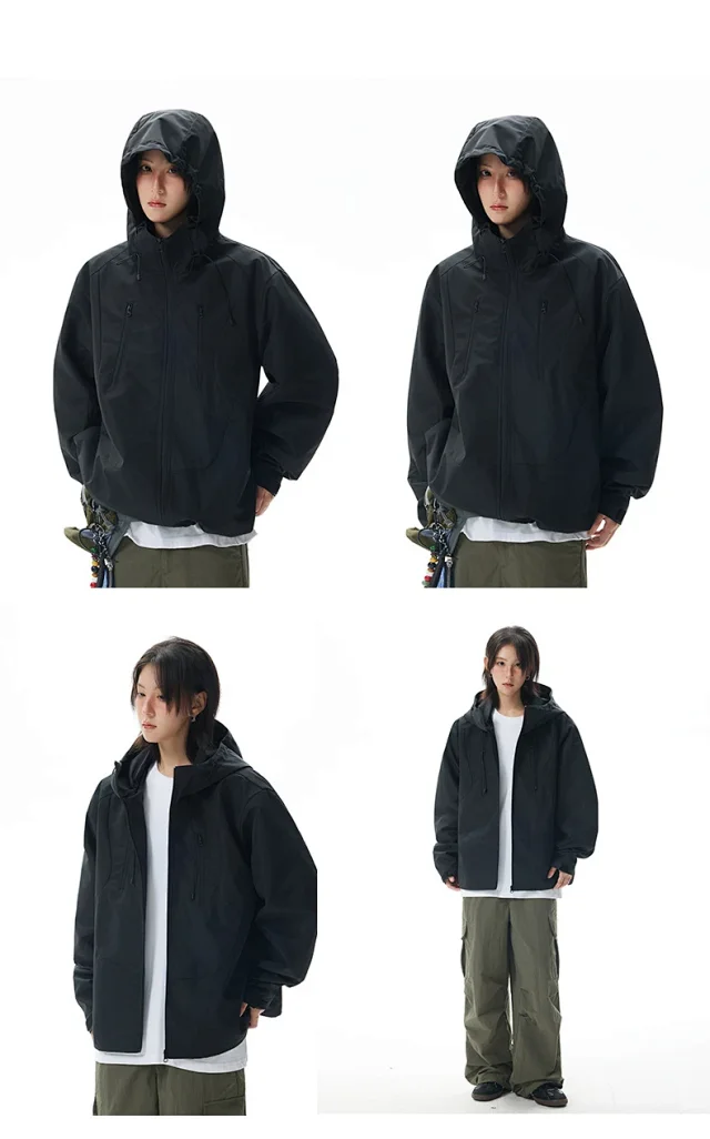 Autumn Outdoor Windproof Jacket for Couples Detail