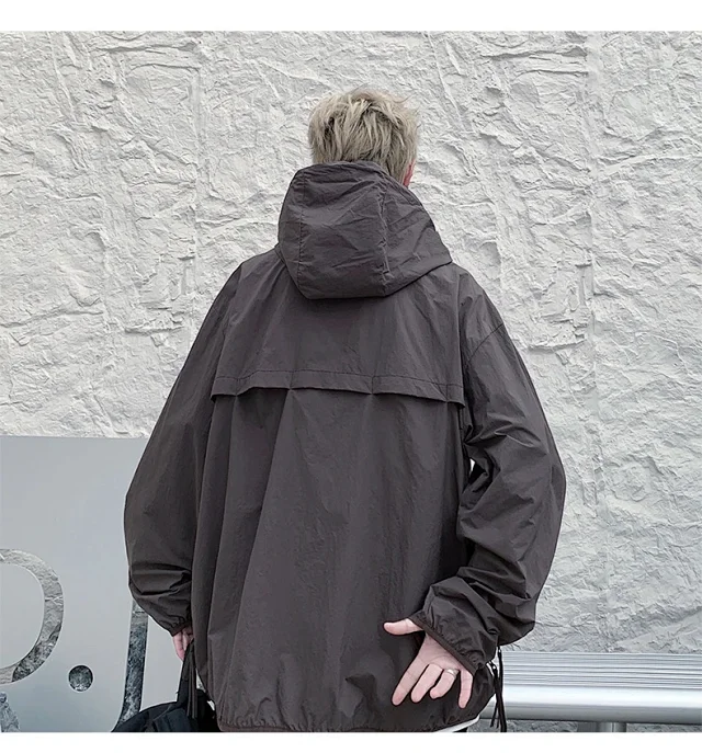 NASA Men's Zip Hooded Sun Jacket Detail