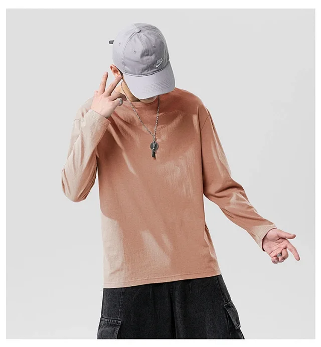 Men's Long-sleeve T-shirts (Couple Style) Detail