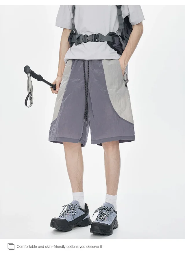 2025 Summer Loose 5-Pocket Cargo Shorts for Men Detail