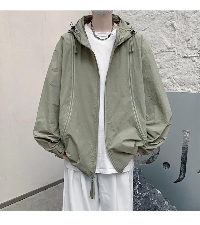 NASA Men's Zip Hooded Sun Jacket Detail